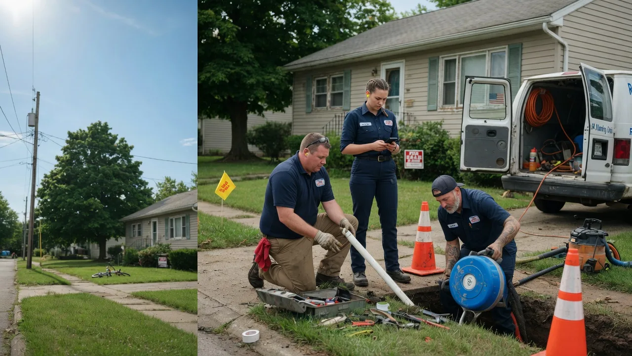Sewer Line Repair in Roodhouse, IL near me